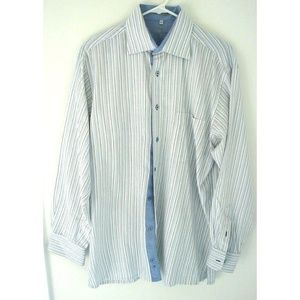 Visconti Uomo Men's 2Ply Cotton Shirt Size 15.5